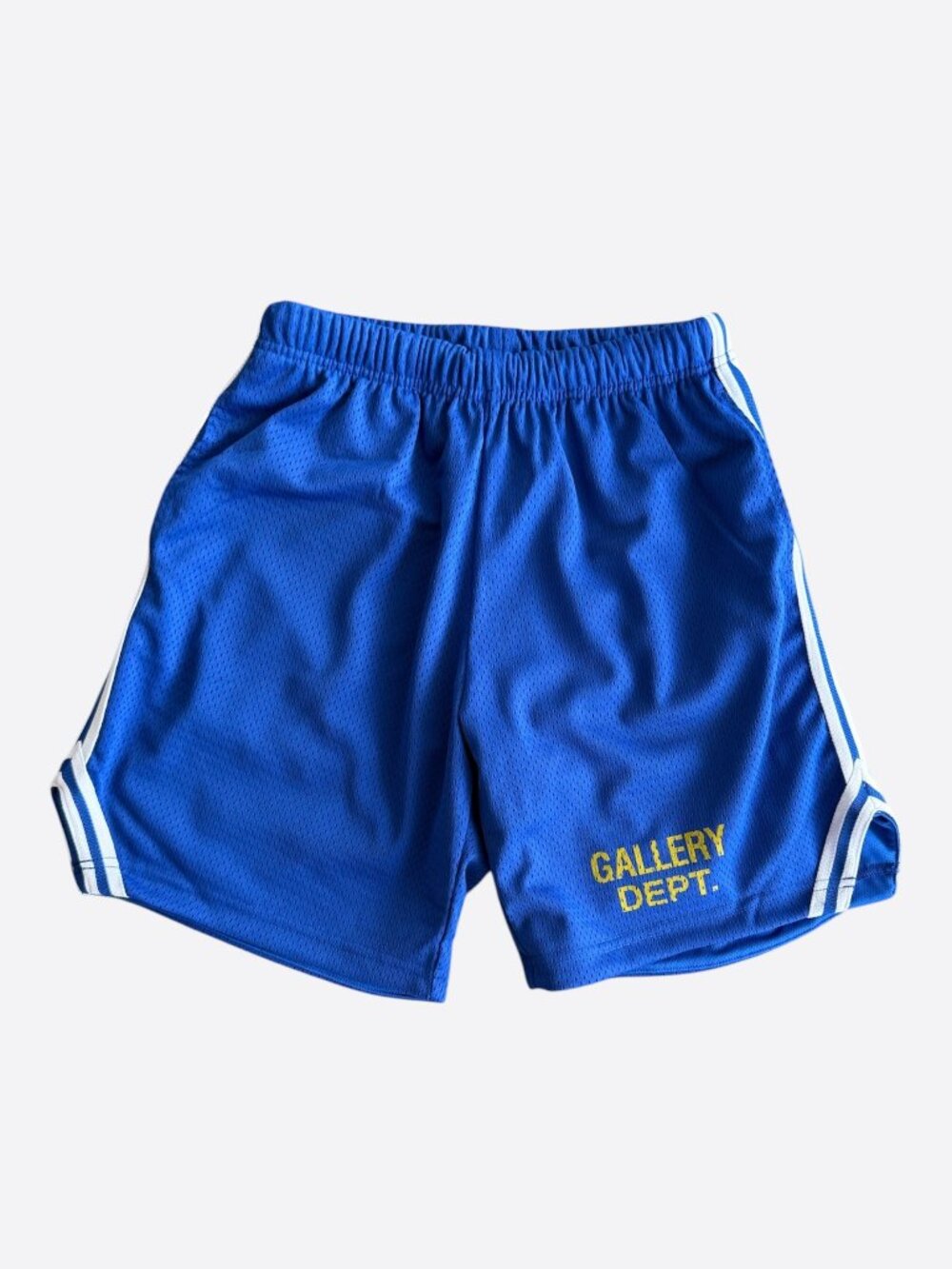 Gallery Dept Blue & White Logo Venice Court Shorts